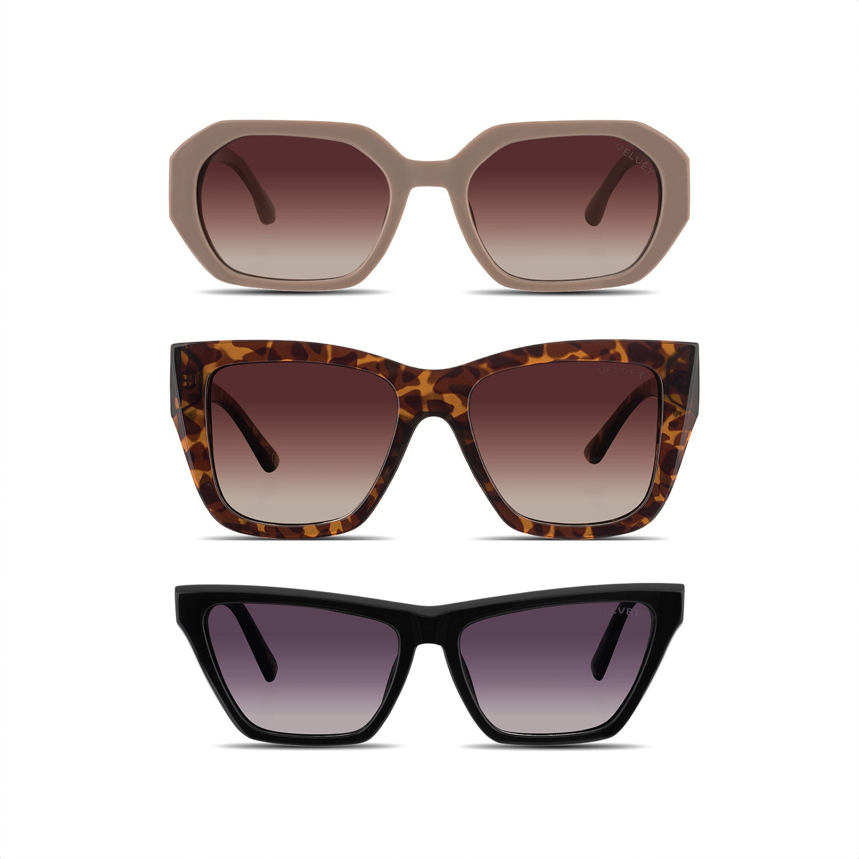 Velvet Eyewear® Heart Face Shape Sunglass Style Box | Set of  display picture 1