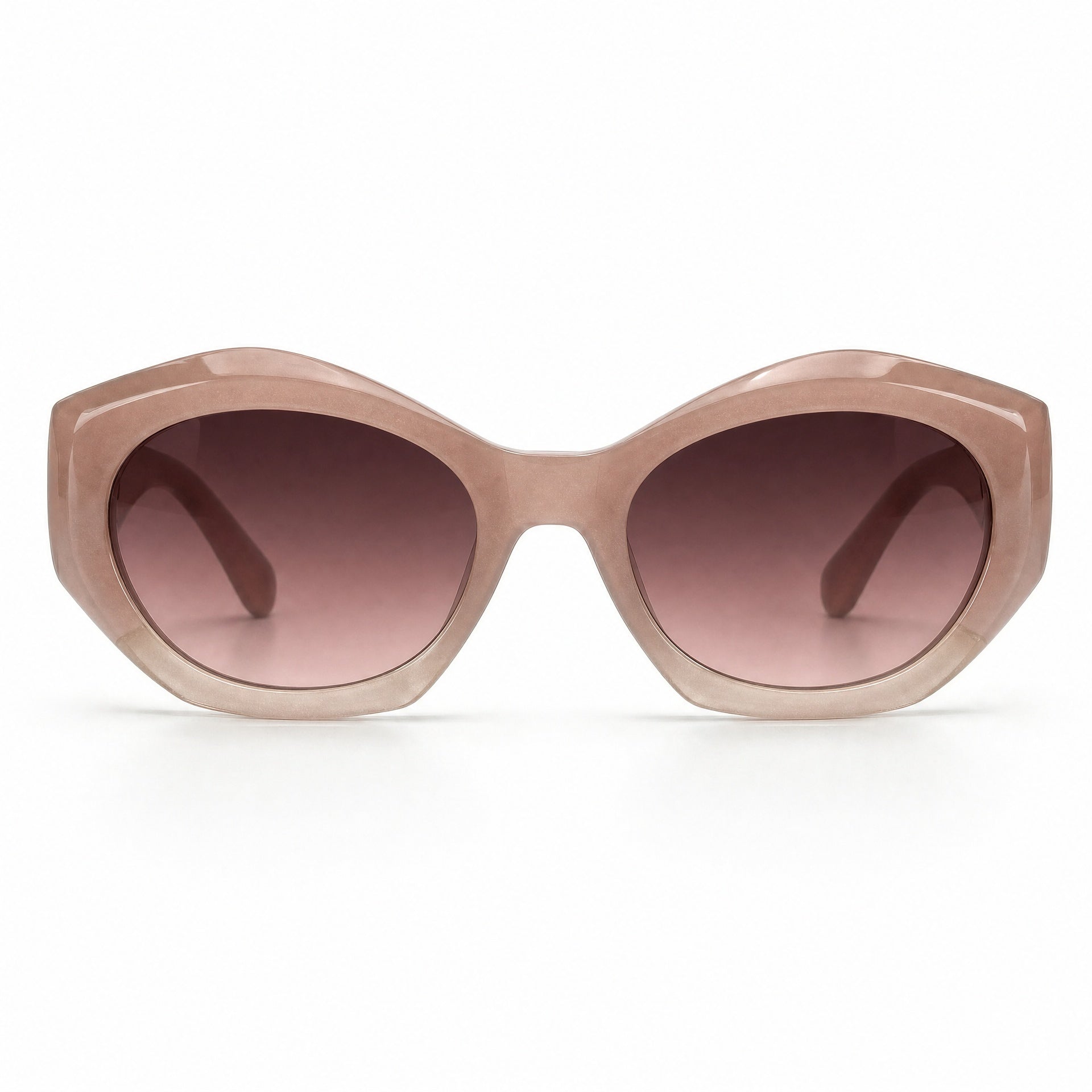 Alice Polarized Blush Sunglasses for Women | Velvet Eyewear® display picture 3