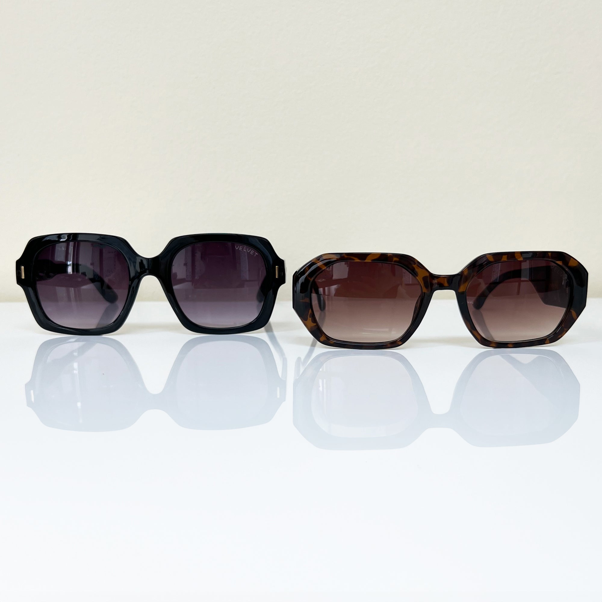 GeoChic Luxe Sun Set Sunglasses Velvet Eyewear   