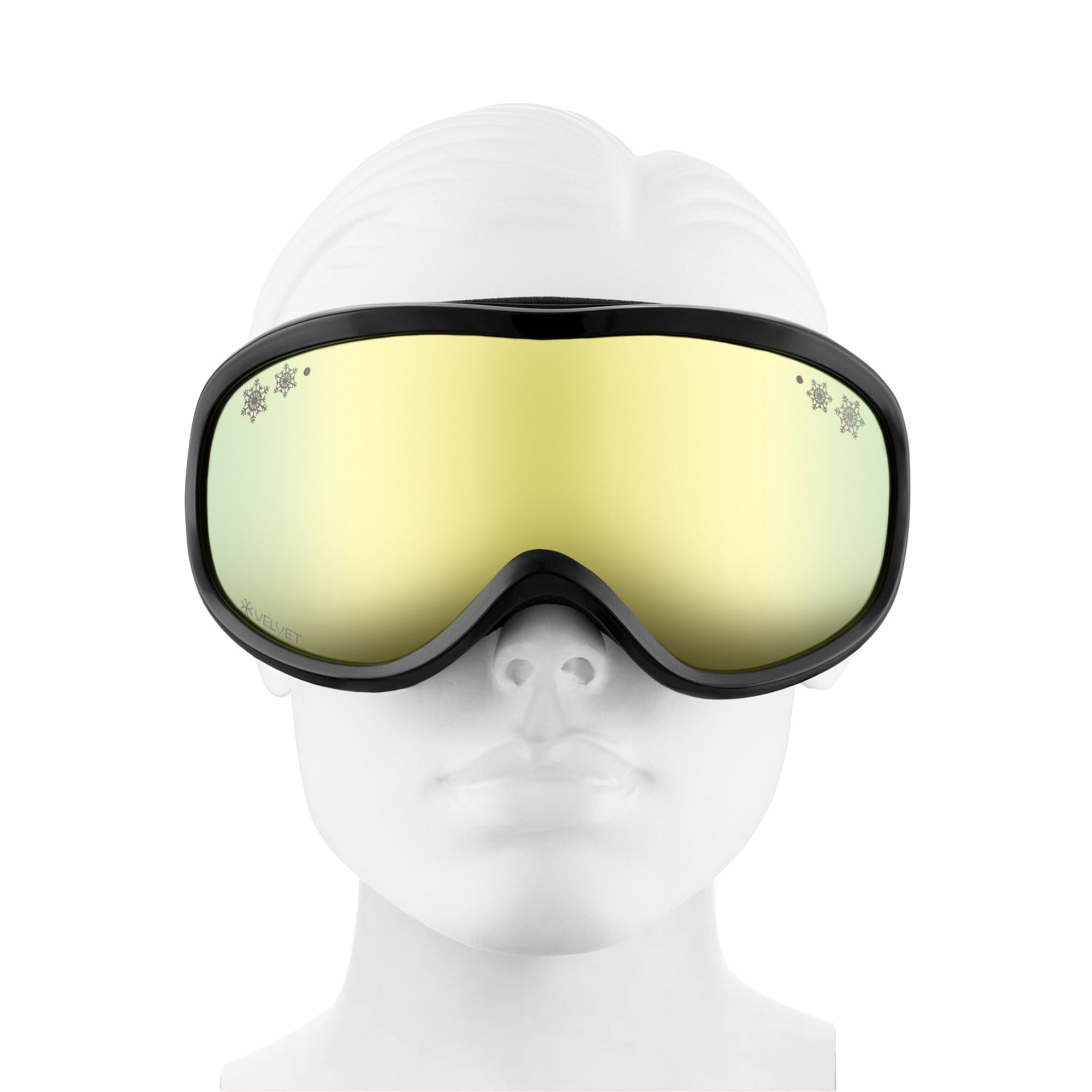 The Flurry Snow Goggle - Black GOGGLES Velvet Eyewear   