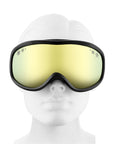 The Flurry Snow Goggle - Black GOGGLES Velvet Eyewear   