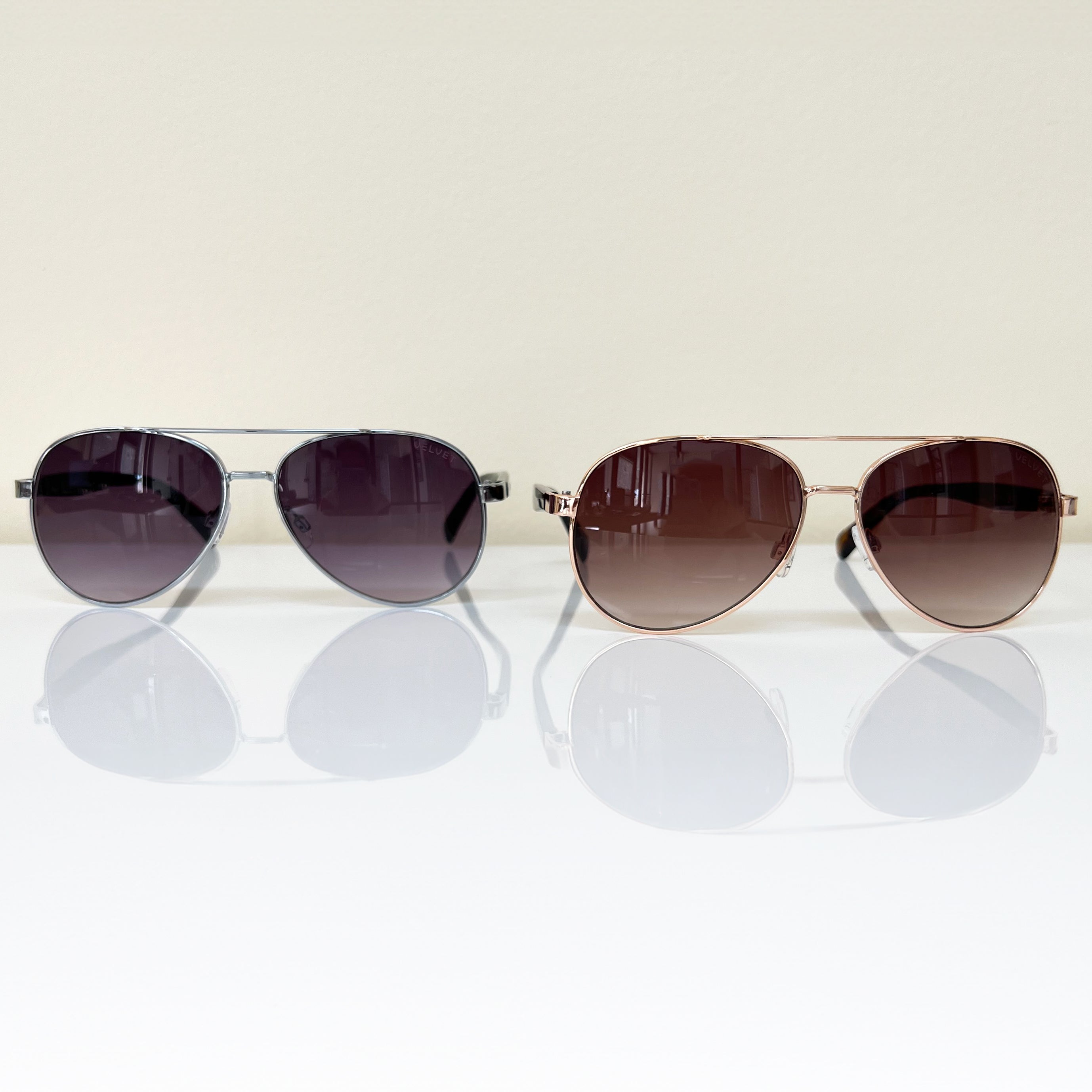 Classic Aviator Luxe Sun Set - Velvet Eyewear