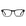 Billie Black rectangle readers and blue light glasses for women, medium fit 54-13-138.