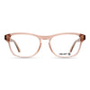 Billie Crystal Pink rectangle readers and blue light glasses for women, medium fit 54-13-138.