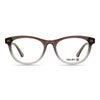 Carol Grey oval readers and blue light glasses for women, medium fit 51-17-138.