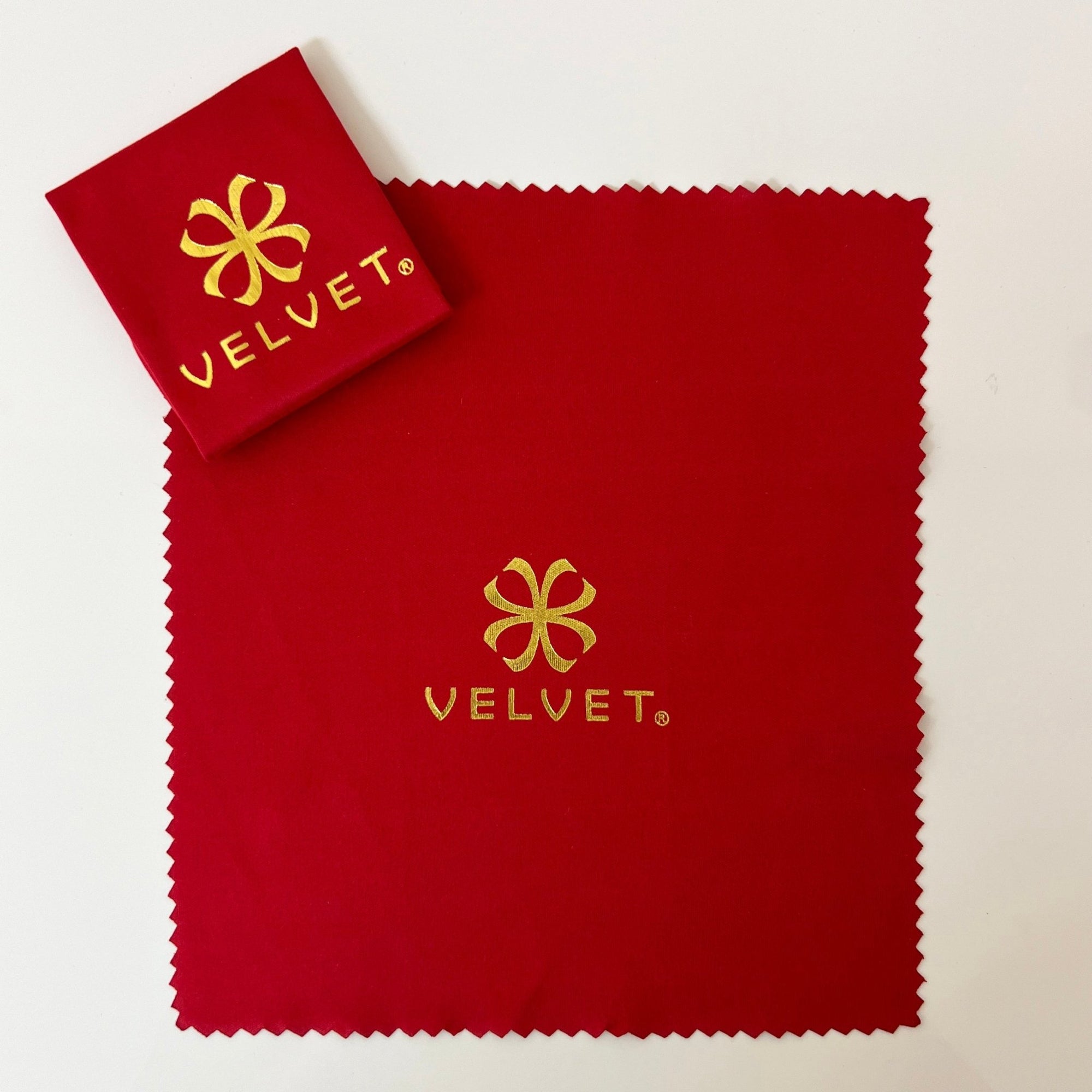 Cleaning Cloth - Red Eyewear Accessories Velvet Eyewear   