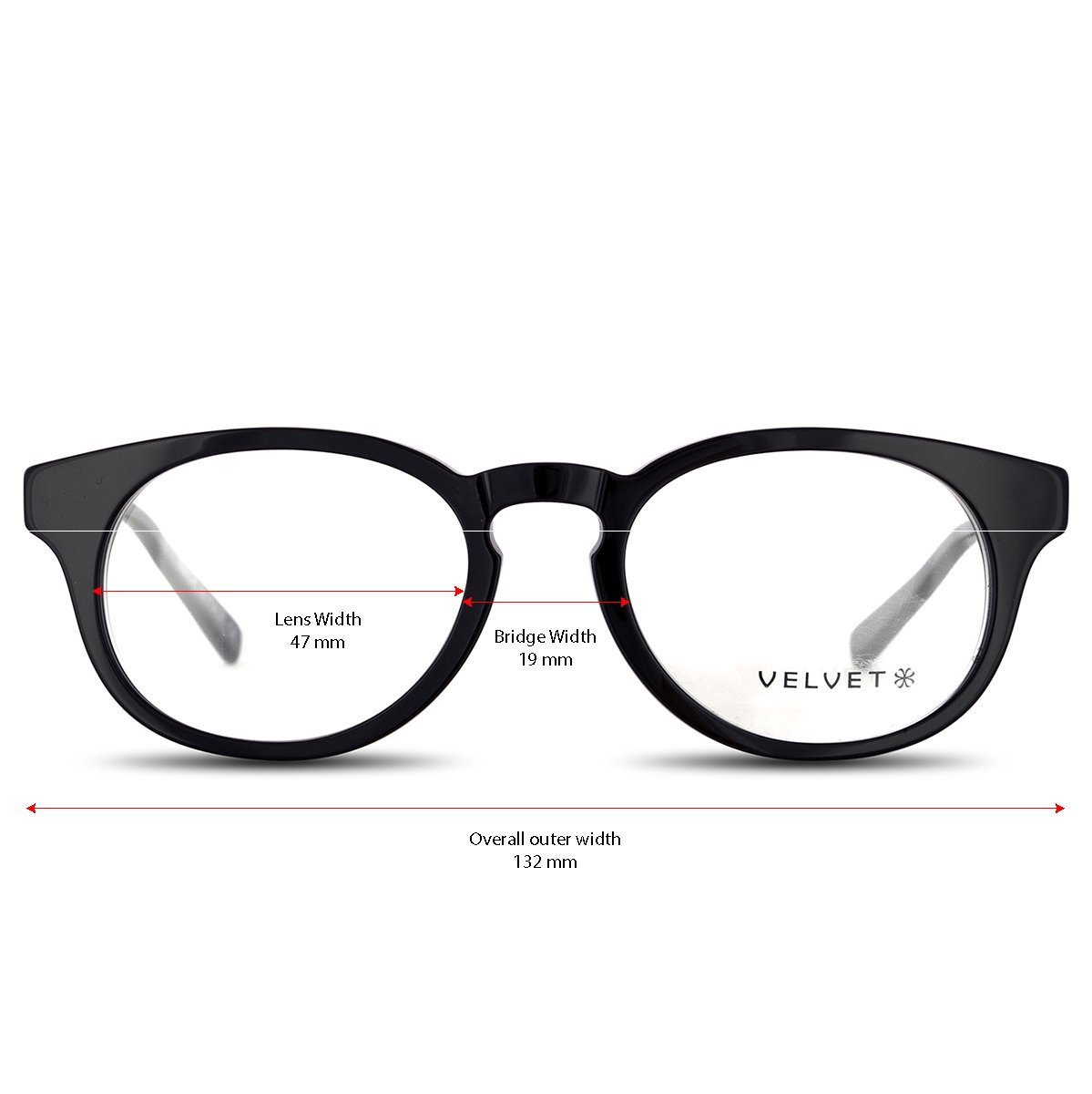Ilene Black round readers and blue light glasses for women, small to medium fit 47-19-140.
