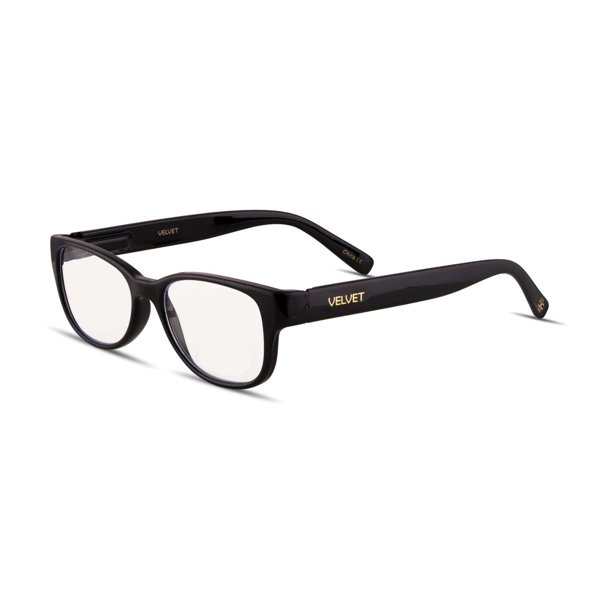 IVY-Black READER Velvet Eyewear   