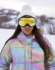 The Flurry Snow Goggle - Black GOGGLES Velvet Eyewear   