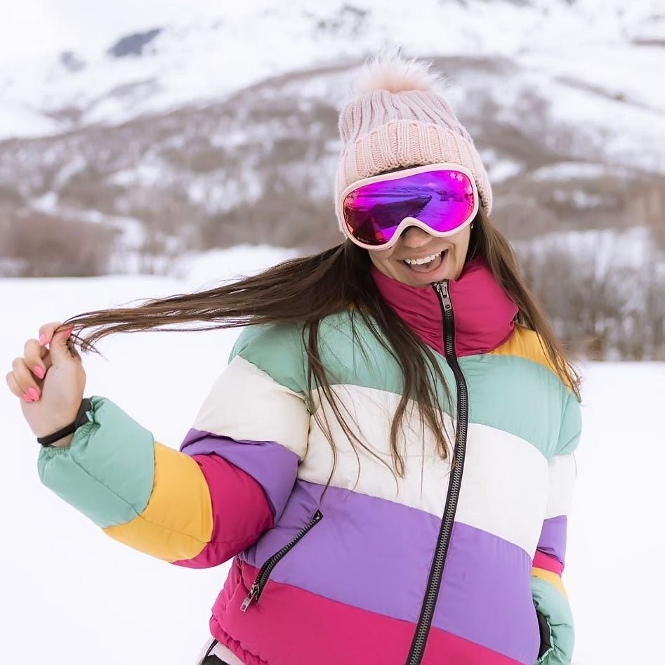 The Flurry Snow Goggle - Mauve GOGGLES Velvet Eyewear   