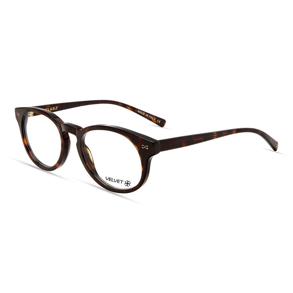 Ilene Tortoise round readers and blue light glasses for women, small to medium fit 47-19-140.