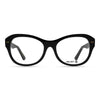 Jen Black square readers and blue light glasses for women, medium fit 53-18-135.