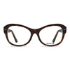 Jen Tortoise square readers and blue light glasses for women, medium fit 53-18-135.