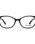 Joan for Women by Velvet Eyewear. Best for Oval, Square, and Heart Face Shapes. Best for Winter Seasonal color palette.