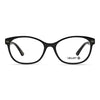 Joan Black oval readers and blue light glasses for women, medium fit 55-15-138.