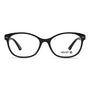 Joan Black oval readers and blue light glasses for women, medium fit 55-15-138.