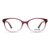 Joan Gradient Plum oval readers and blue light glasses for women, medium fit 55-15-138.