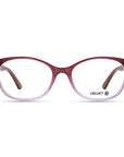 Joan Bio-Based, eco friendly optical frames for women. Fits square, oval, and heart face shapes best. Best for winter and summer seasonal color palettes.
