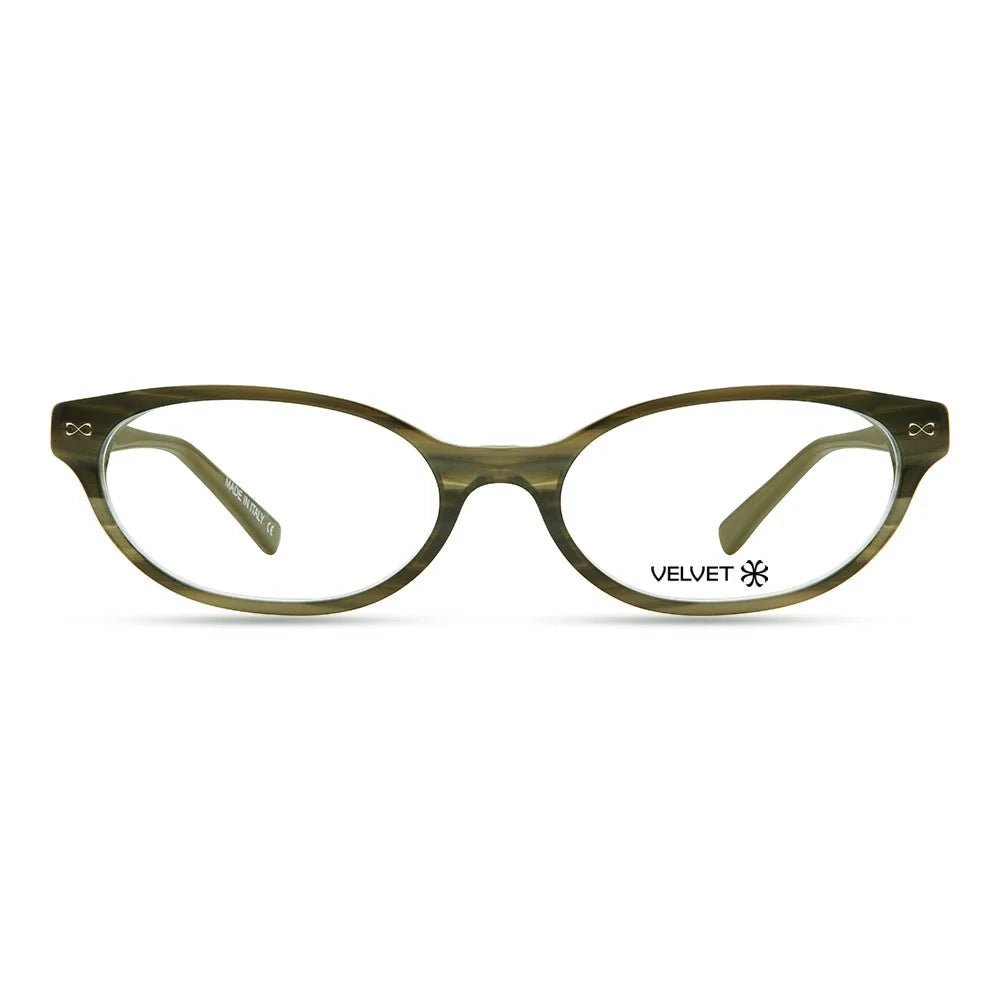 Velvet Eyewear Style Kat in Dark Olive