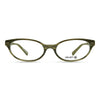 Kat Dark Olive cat eye readers and blue light glasses for women, small fit 52-16-135.