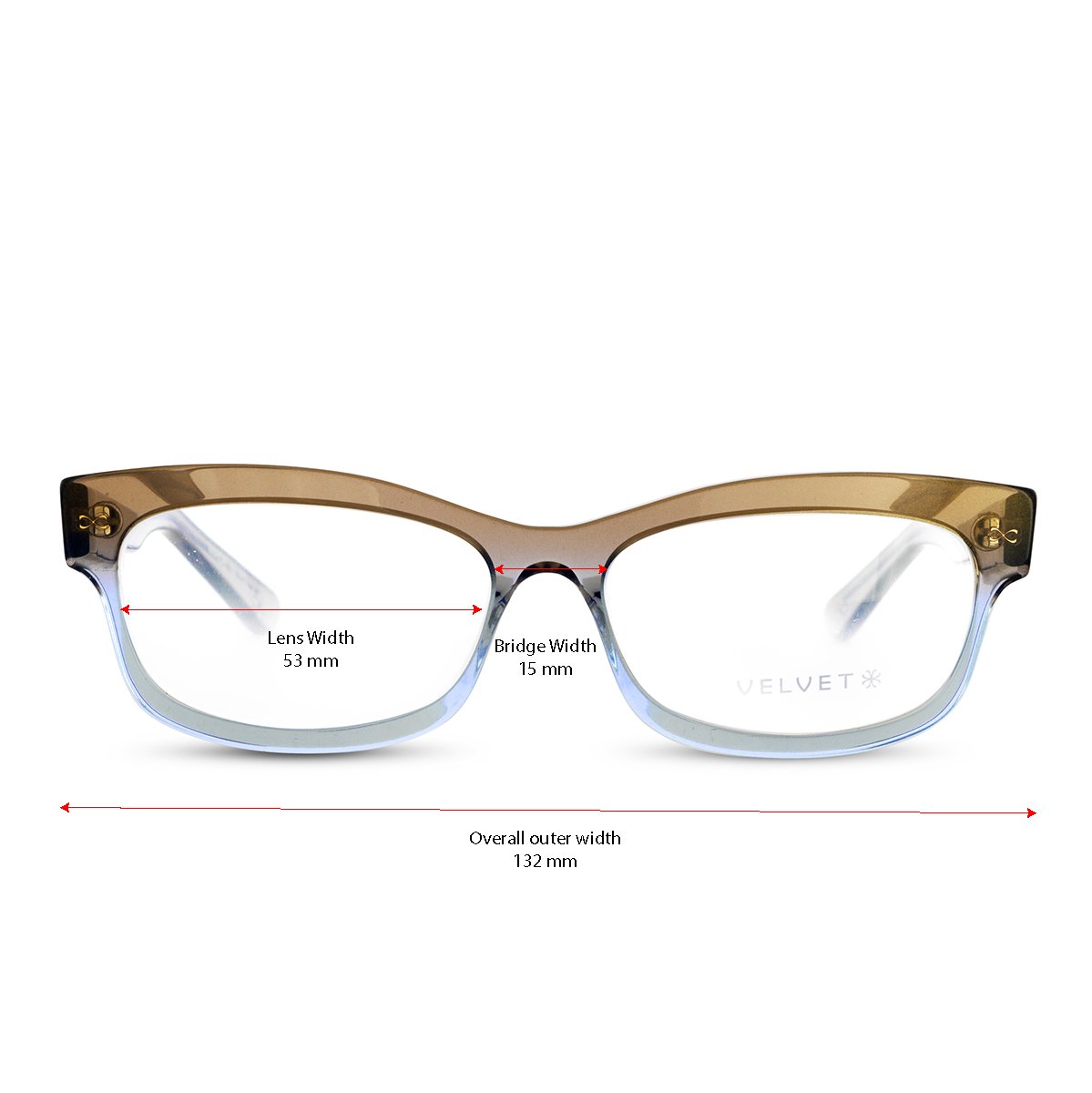 Lauren Umbre Nude rectangle readers and blue light glasses for women, small fit 53-15-135.