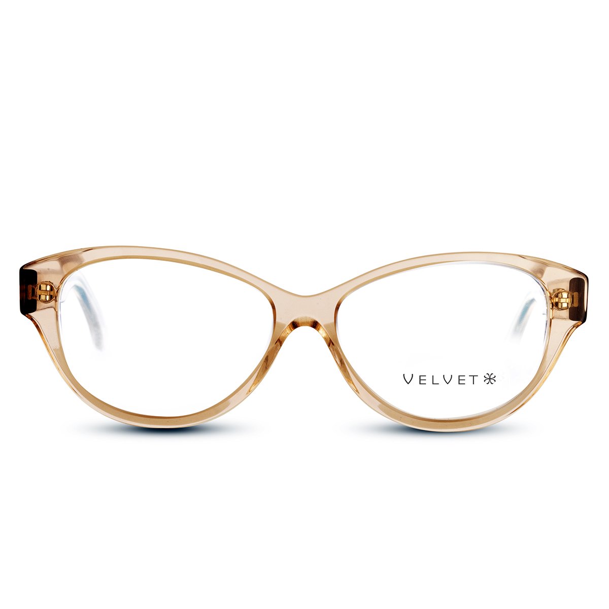 Lisa Nude cat eye readers and blue light glasses for women, small to medium fit 52-14-135.