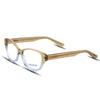Lisa Umbre Nude cat eye readers and blue light glasses for women, small to medium fit 52-14-135.