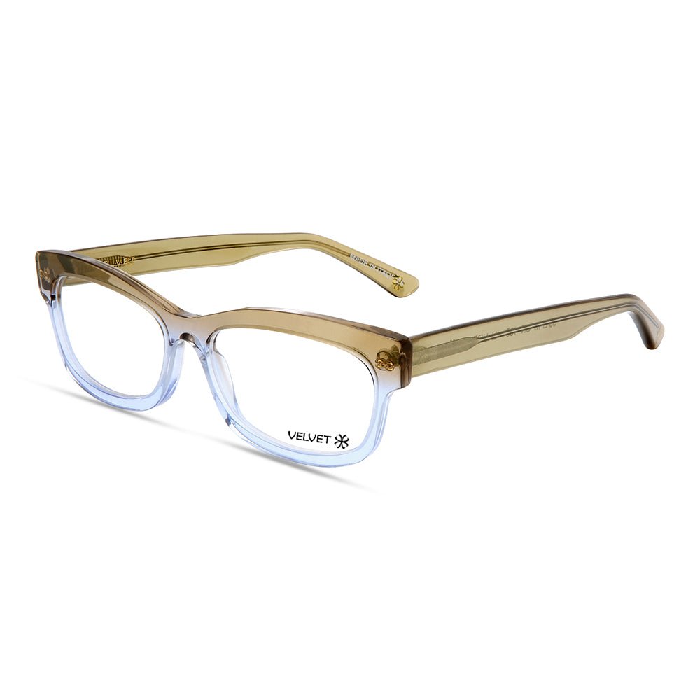 Lauren Umbre Nude rectangle readers and blue light glasses for women, small fit 53-15-135.