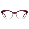 Minnie Gradient Plum cat eye readers and blue light glasses for women, medium fit 54-15-138.