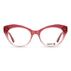 Minnie Gradient Red cat eye readers and blue light glasses for women, medium fit 54-15-138.