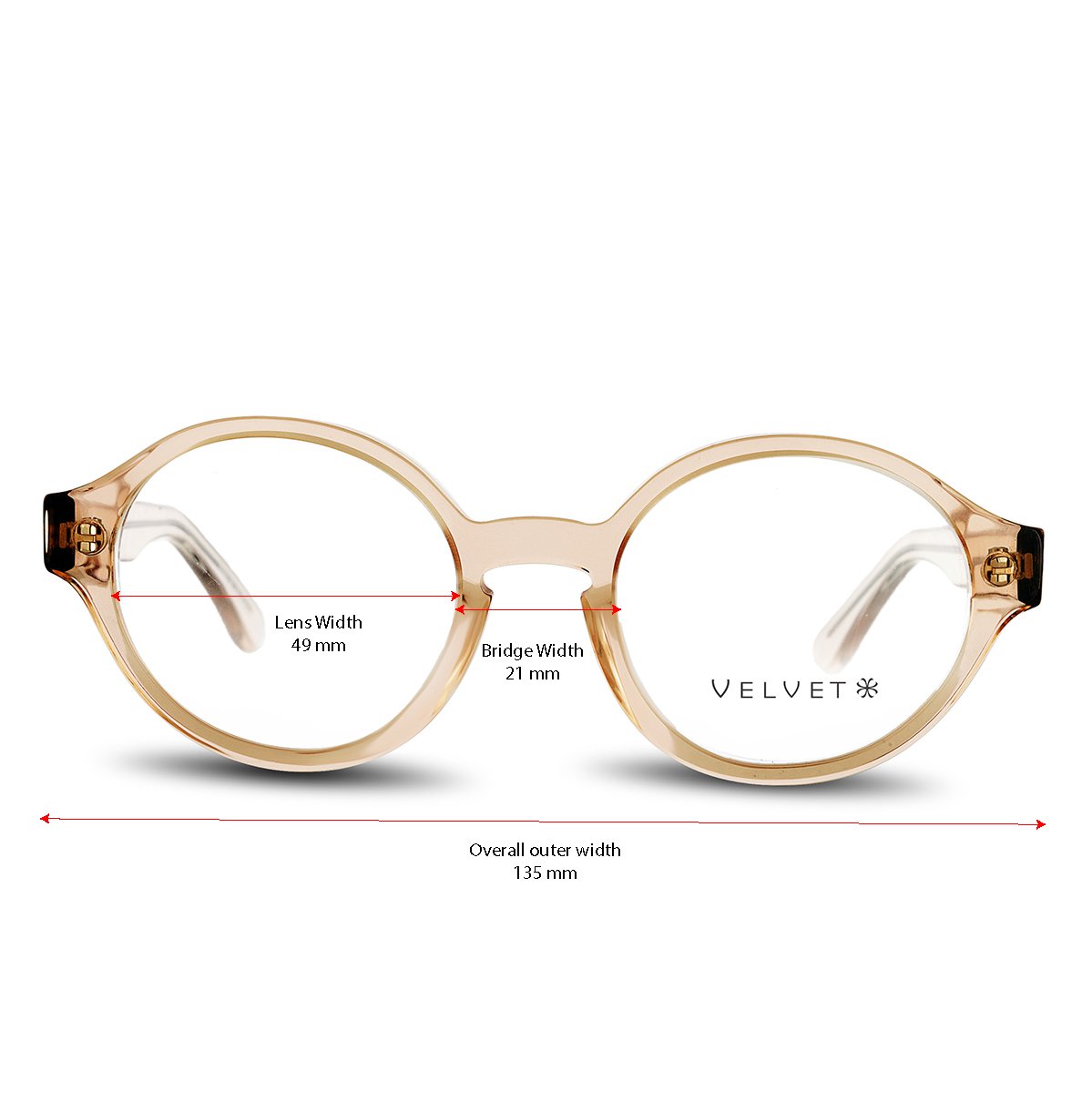 Paris Nude round readers and blue light glasses for women, small to medium fit 49-21-135.