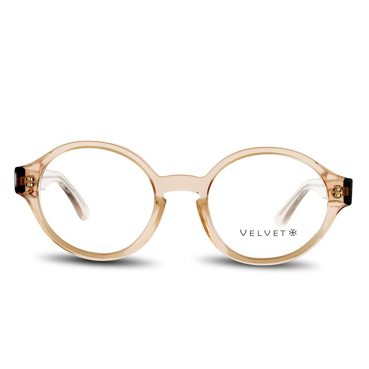 Paris Nude round readers and blue light glasses for women, small to medium fit 49-21-135.