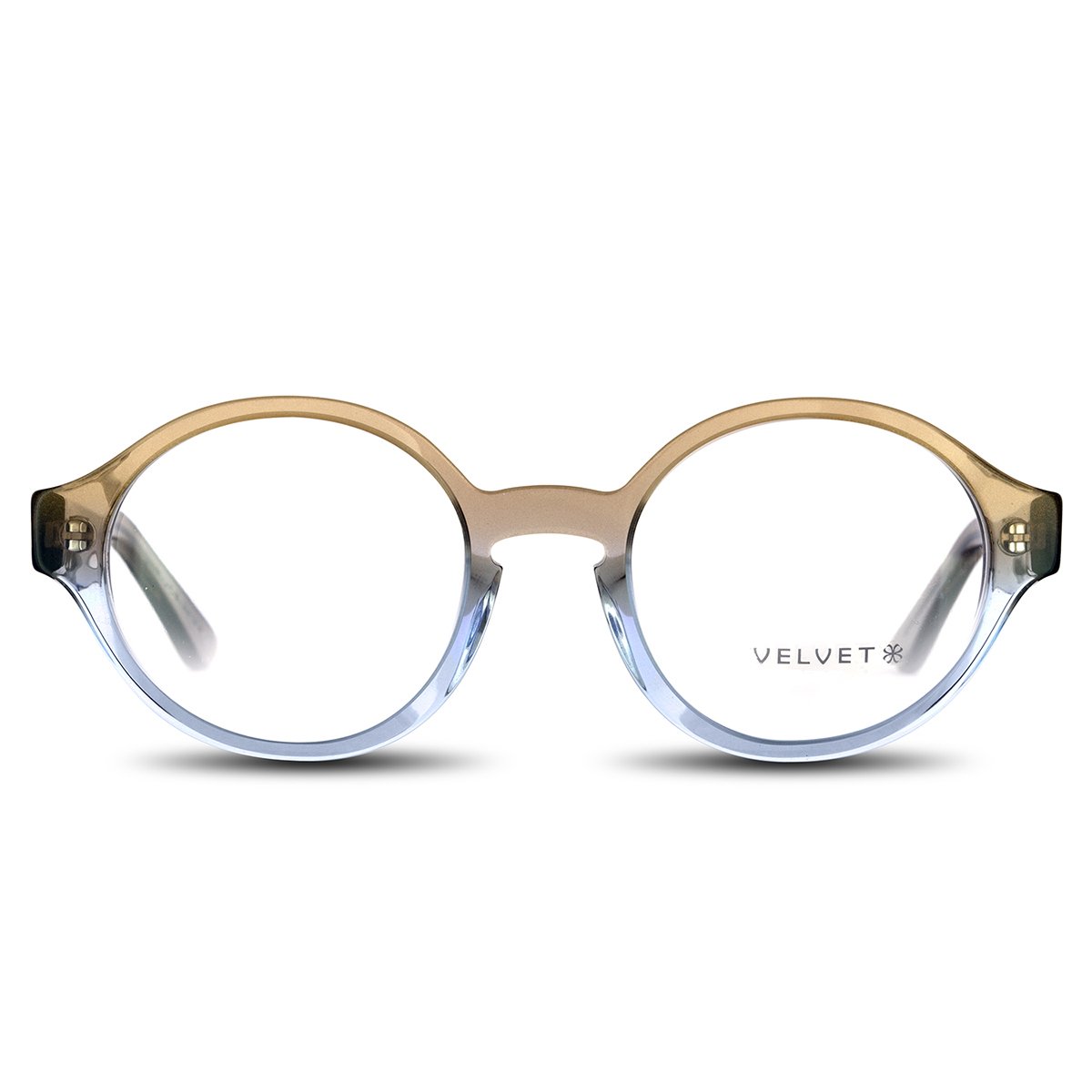 Paris Umbre Nude round readers and blue light glasses for women, small to medium fit 49-21-135.