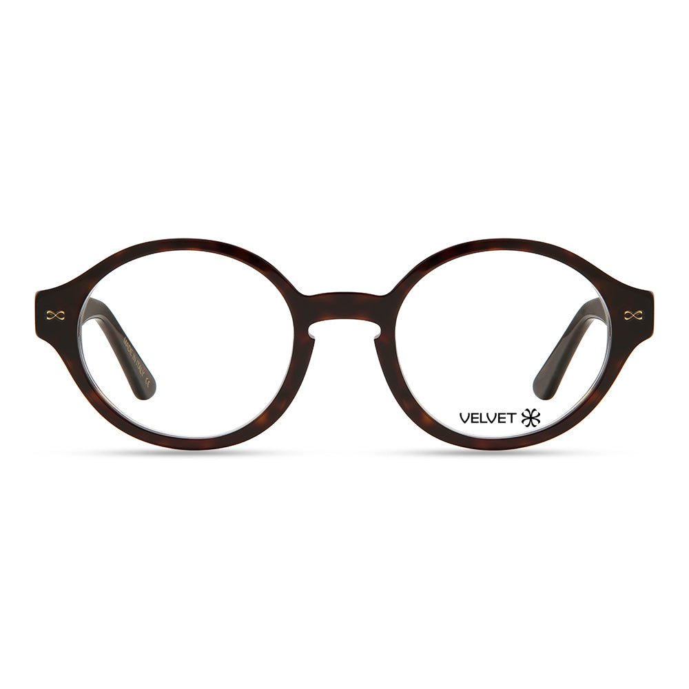 Paris Tortoise round readers and blue light glasses for women, small to medium fit 49-21-135.