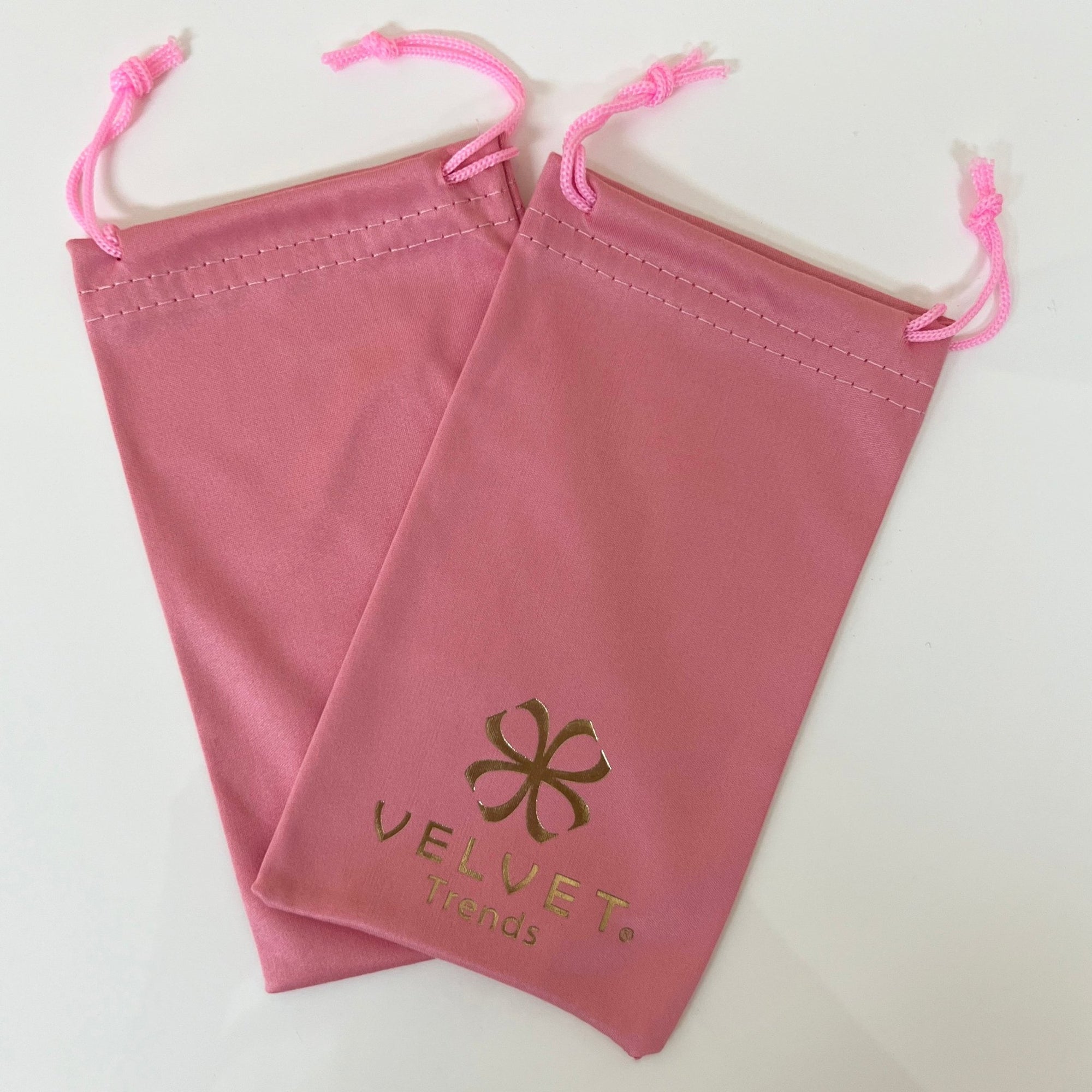 Microfiber Pouches - Pink Eyewear Accessories Velvet Eyewear   