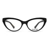 Sofie Black cat eye readers and blue light glasses for women, small to medium fit 54-17-135.