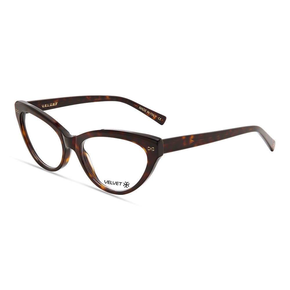 Sofie Dark Tortoise cat eye readers and blue light glasses for women, small to medium fit 54-17-135.
