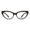 Sofie Dark Tortoise cat eye readers and blue light glasses for women, small to medium fit 54-17-135.