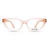 Sofie Nude Crystal cat eye readers and blue light glasses for women, small to medium fit 54-17-135.