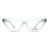 Sofie Turquoise cat eye readers and blue light glasses for women, small to medium fit 54-17-135.