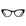 Stevie Black bio-based cat-eye readers and blue light glasses for women, medium fit 51-20-138.