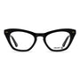 Stevie Black bio-based cat-eye readers and blue light glasses for women, medium fit 51-20-138.