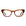 Stevie Light Tortoise bio-based cat-eye readers and blue light glasses for women, medium fit 51-20-138.