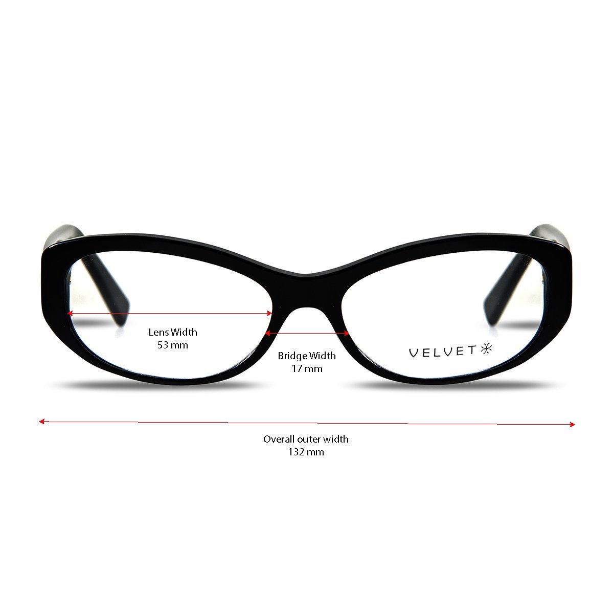 Tina Black oval readers and blue light glasses for women, small fit 53-17-135.