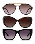 Velvet Eyewear Oval Sunglas Style Box