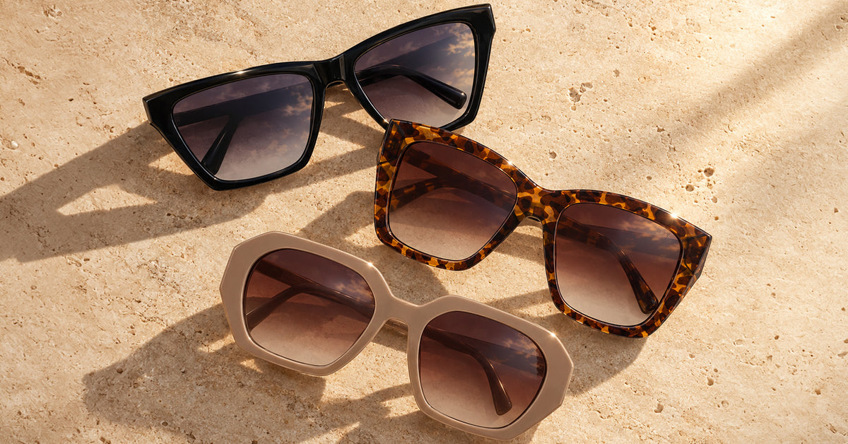 Velvet Eyewear Sunglass Style Box Collection - Heart Face Shape Box - Shop By Your Face Shape