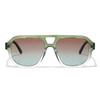 Front view of the Dani polarized sunglass style for Women by Velvet Eyewear. Best for Oval, Round, and Heart Face Shapes. Best for seasonal color palettes Spring, Summer and Autumn