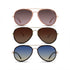 Aviator Medium- Large Sunglass Style Box by Velvet Eyewear. Designed for Oval, Heart, Square, and Round Face Shapes.