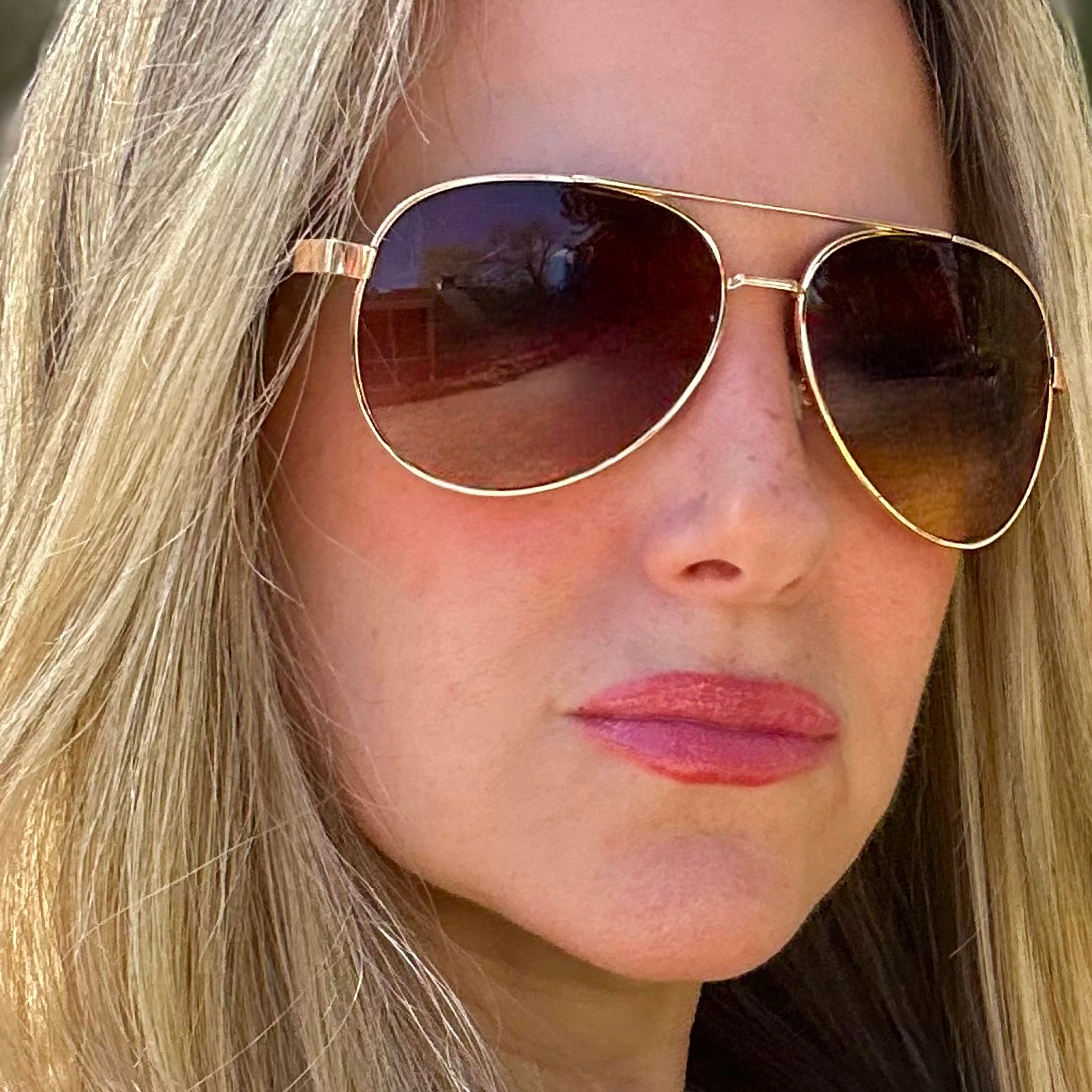Velvet Eyewear® Bonnie Small Aviator Sunglasses | Sleek  display picture 1