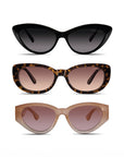 Shop this set of three sunglasses curated for a woman that wears small cat eye styles